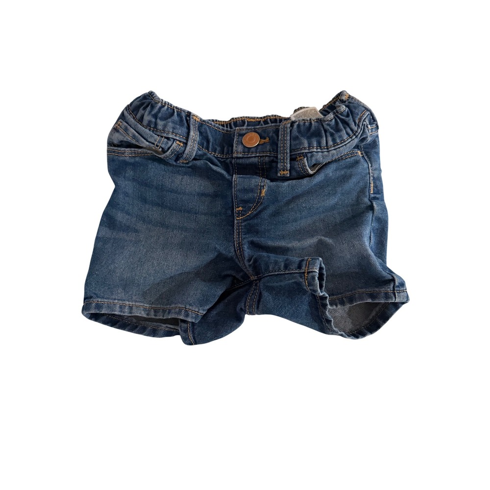 Old Navy Toddler Girls Medium Wash Denim Shorts Elastic Waist Size 4T